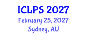International Conference on Law and Political Science (ICLPS) February 25, 2027 - Sydney, Australia