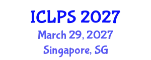 International Conference on Law and Political Science (ICLPS) March 29, 2027 - Singapore, Singapore