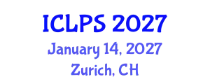 International Conference on Law and Political Science (ICLPS) January 14, 2027 - Zurich, Switzerland