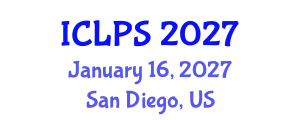 International Conference on Law and Political Science (ICLPS) January 16, 2027 - San Diego, United States