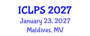 International Conference on Law and Political Science (ICLPS) January 23, 2027 - Maldives, Maldives