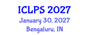 International Conference on Law and Political Science (ICLPS) January 30, 2027 - Bengaluru, India