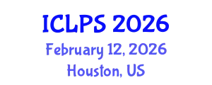 International Conference on Law and Political Science (ICLPS) February 12, 2026 - Houston, United States