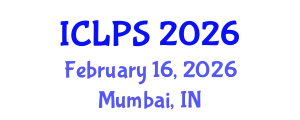 International Conference on Law and Political Science (ICLPS) February 16, 2026 - Mumbai, India