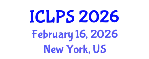 International Conference on Law and Political Science (ICLPS) February 16, 2026 - New York, United States