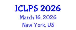 International Conference on Law and Political Science (ICLPS) March 16, 2026 - New York, United States
