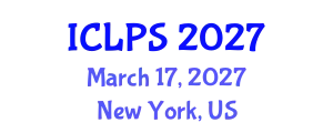 International Conference on Law and Political Science (ICLPS) March 17, 2027 - New York, United States