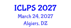 International Conference on Law and Political Science (ICLPS) March 24, 2027 - Algiers, Algeria