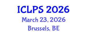 International Conference on Law and Political Science (ICLPS) March 23, 2026 - Brussels, Belgium