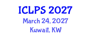 International Conference on Law and Political Science (ICLPS) March 24, 2027 - Kuwait, Kuwait