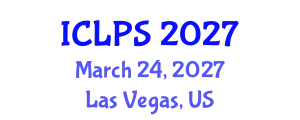 International Conference on Law and Political Science (ICLPS) March 24, 2027 - Las Vegas, United States
