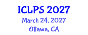 International Conference on Law and Political Science (ICLPS) March 24, 2027 - Ottawa, Canada