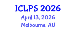 International Conference on Law and Political Science (ICLPS) April 13, 2026 - Melbourne, Australia