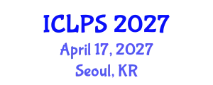 International Conference on Law and Political Science (ICLPS) April 17, 2027 - Seoul, Republic of Korea