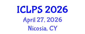 International Conference on Law and Political Science (ICLPS) April 27, 2026 - Nicosia, Cyprus