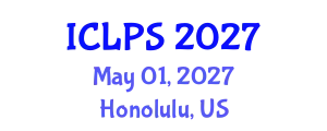 International Conference on Law and Political Science (ICLPS) May 01, 2027 - Honolulu, United States