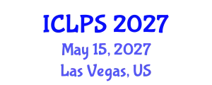 International Conference on Law and Political Science (ICLPS) May 15, 2027 - Las Vegas, United States