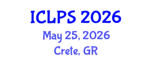 International Conference on Law and Political Science (ICLPS) May 25, 2026 - Crete, Greece
