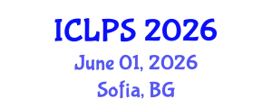 International Conference on Law and Political Science (ICLPS) June 01, 2026 - Sofia, Bulgaria