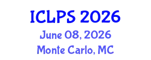 International Conference on Law and Political Science (ICLPS) June 08, 2026 - Monte Carlo, Monaco