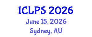 International Conference on Law and Political Science (ICLPS) June 15, 2026 - Sydney, Australia