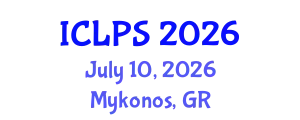 International Conference on Law and Political Science (ICLPS) July 10, 2026 - Mykonos, Greece