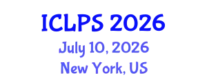International Conference on Law and Political Science (ICLPS) July 10, 2026 - New York, United States
