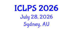 International Conference on Law and Political Science (ICLPS) July 28, 2026 - Sydney, Australia