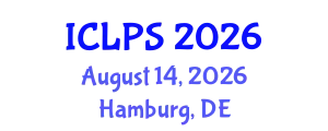 International Conference on Law and Political Science (ICLPS) August 14, 2026 - Hamburg, Germany