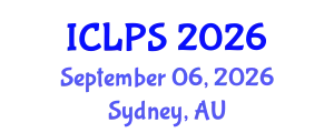 International Conference on Law and Political Science (ICLPS) September 06, 2026 - Sydney, Australia