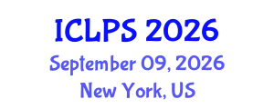 International Conference on Law and Political Science (ICLPS) September 09, 2026 - New York, United States