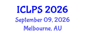 International Conference on Law and Political Science (ICLPS) September 09, 2026 - Melbourne, Australia