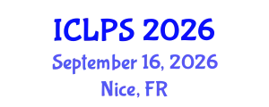 International Conference on Law and Political Science (ICLPS) September 16, 2026 - Nice, France