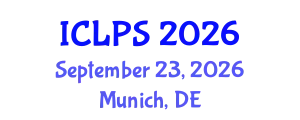 International Conference on Law and Political Science (ICLPS) September 23, 2026 - Munich, Germany