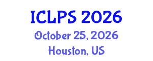 International Conference on Law and Political Science (ICLPS) October 25, 2026 - Houston, United States