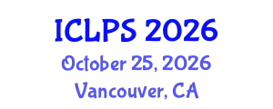International Conference on Law and Political Science (ICLPS) October 25, 2026 - Vancouver, Canada