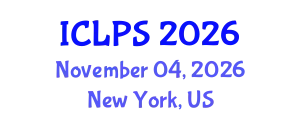 International Conference on Law and Political Science (ICLPS) November 04, 2026 - New York, United States