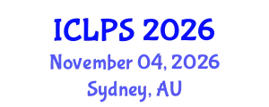 International Conference on Law and Political Science (ICLPS) November 04, 2026 - Sydney, Australia