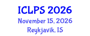 International Conference on Law and Political Science (ICLPS) November 15, 2026 - Reykjavik, Iceland