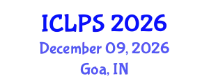 International Conference on Law and Political Science (ICLPS) December 09, 2026 - Goa, India