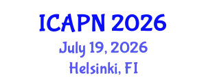 International Conference on Ageing, Psychology and Neuroscience (ICAPN) July 19, 2026 - Helsinki, Finland