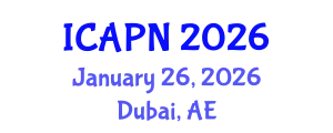 International Conference on Ageing, Psychology and Neuroscience (ICAPN) January 26, 2026 - Dubai, United Arab Emirates