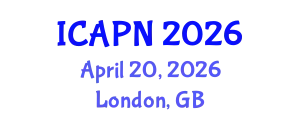International Conference on Ageing, Psychology and Neuroscience (ICAPN) April 20, 2026 - London, United Kingdom