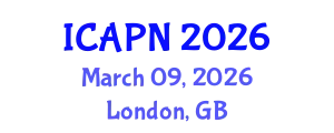 International Conference on Ageing, Psychology and Neuroscience (ICAPN) March 09, 2026 - London, United Kingdom