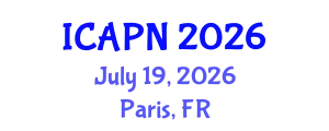 International Conference on Ageing, Psychology and Neuroscience (ICAPN) July 19, 2026 - Paris, France