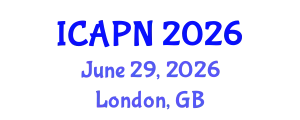 International Conference on Ageing, Psychology and Neuroscience (ICAPN) June 29, 2026 - London, United Kingdom