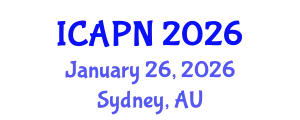 International Conference on Ageing, Psychology and Neuroscience (ICAPN) January 26, 2026 - Sydney, Australia