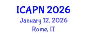 International Conference on Ageing, Psychology and Neuroscience (ICAPN) January 12, 2026 - Rome, Italy