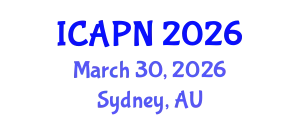 International Conference on Ageing, Psychology and Neuroscience (ICAPN) March 30, 2026 - Sydney, Australia