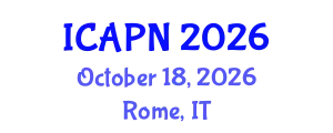 International Conference on Ageing, Psychology and Neuroscience (ICAPN) October 18, 2026 - Rome, Italy